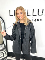 The Lainey - Pocket Detail Raincoat