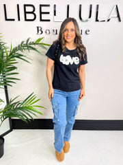 The Leona - Love Frill Sleeve Tee