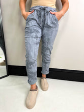 The Becca - Camo Tie Waist Jogger