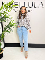 The Katrina - Leopard Print Blouse