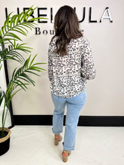 The Katrina - Leopard Print Blouse