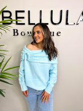 The Clara - Horseshoe Detail Bardot Knit