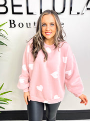 The Ruby - Heart Sweatshirt