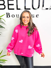 The Ruby - Heart Sweatshirt