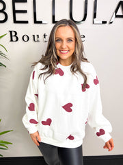 The Ruby - Heart Sweatshirt