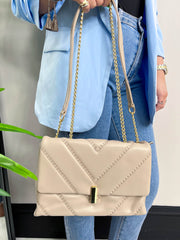 The Tiana - Padded Chevron Handbag