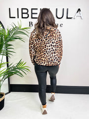The Kat - Padded Leopard Print Jacket