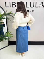 The Trish - Denim Skirt