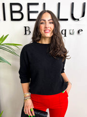 The Sophia - Short Sleeve Knit