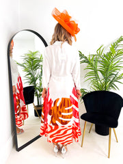 The Juniper - Green Botanical Shirt Dress