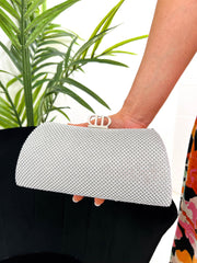 The Dorothy - Curved Diamante Clutch