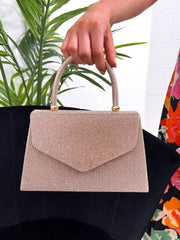 The Tori - Diamante Top Handle Bag