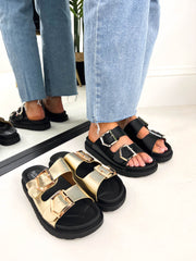 The Carolina - Double Buckle Sandals