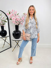 The Maeve - Animal Print Long Sleeve Top