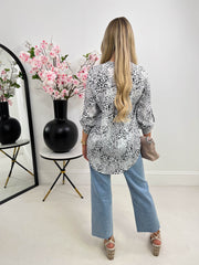 The Maeve - Animal Print Long Sleeve Top