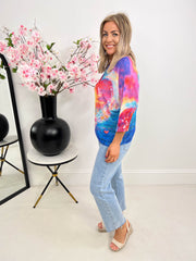 The Alicia - Heart Design Knit Top