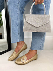 The Laurie - Diamante Loafer