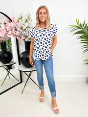 The Mila - Skinny Jeans with Button Detail