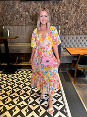 The Erica - Floral Tied Maxi Dress