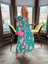 The Amber - Floral Maxi Shirt Dress