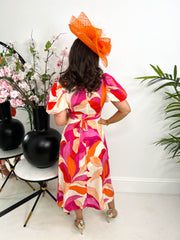 The Kenzie - High Neck Floral Maxi Dress