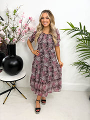 The Bronnie - Animal Print Maxi Dress