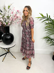 The Bronnie - Animal Print Maxi Dress