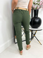 The Becca - Rattan Belt Jogger