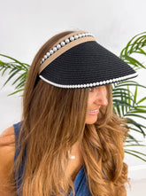The Tinley - Woven Pearl Visor