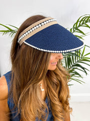 The Tinley - Woven Pearl Visor