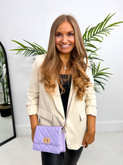 The Leah - Quilted Clutch Bag