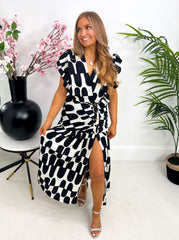 The Niamh - Monochrome Abstract Print