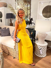 The Zoey - Yellow One Shoulder Maxi Dress