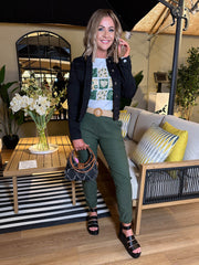 The Becca - Rattan Belt Jogger