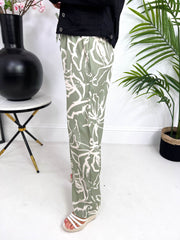 The Rue - Floral Print Trousers