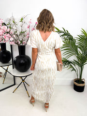 The Katie - Animal Print Midi Dress