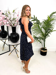 The Yvonne - Polka Dot Midi Dress