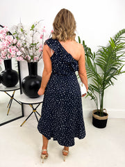 The Yvonne - Polka Dot Midi Dress