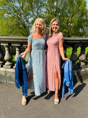 The Pandora - Floral Bardot Dress