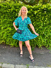 The Nella - Leopard Print Mini Dress