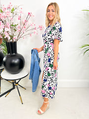 The Vanessa - Leopard Print Midi Dress