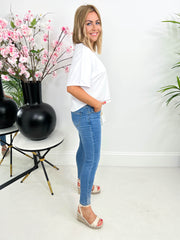 The Gillian - Diamante Detailed T-Shirt