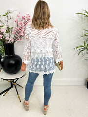 The Carol - Crochet Lace Top