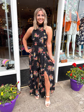 The Bree - Halter Neck Floral Jumpsuit