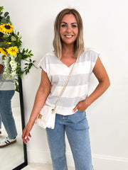 The Aspen - Striped Light Knit