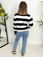 The Gayle - Striped Long Sleeve Knit