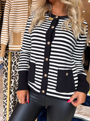 The Farren - Striped Cardigan