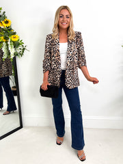 The Cordelia - Leopard Print Blazer