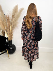 The Tamra - Floral Floaty Midi Dress