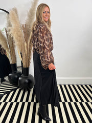 The Harriet - Belted Pleated Skirt